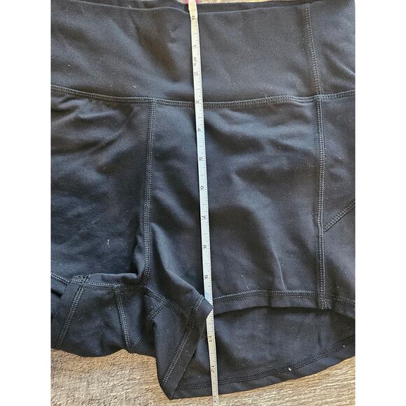 Flex living gym shark set cami sports bra bike shorts womens large black active - Picture 7 of 7